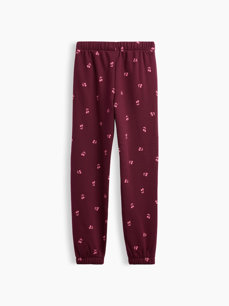 Gap Burgundy Cherry Relaxed Logo Joggers (4-13yrs) - Image 2 of 3 Gap Burgundy Cherry Relaxed Logo Joggers (4-13yrs) - Image 2 of 3