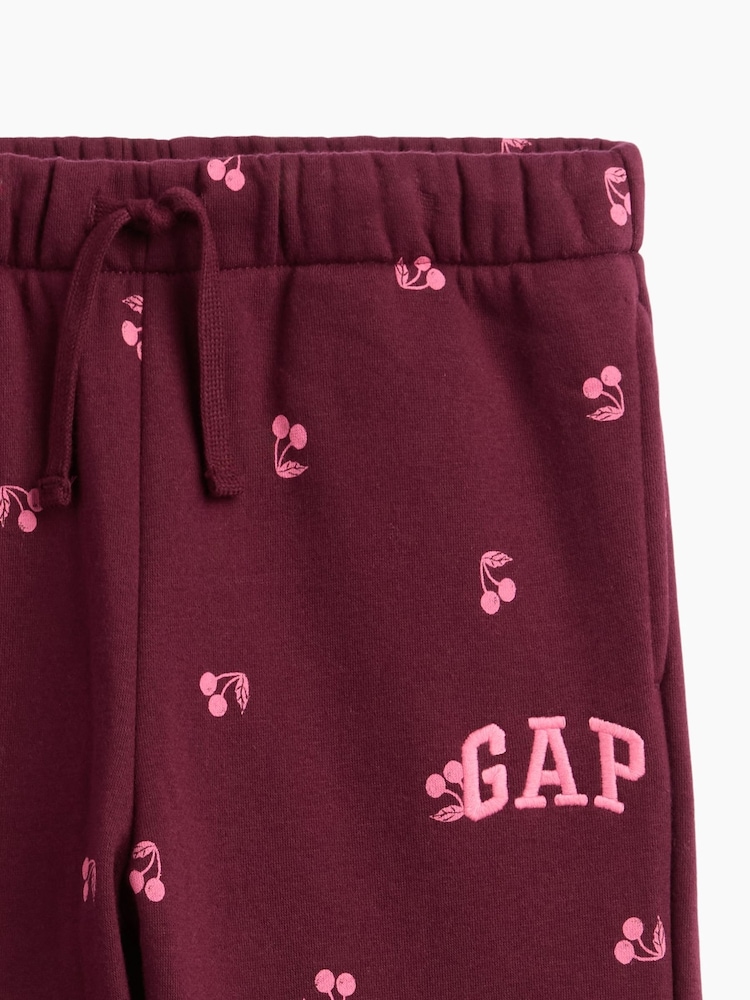 Gap Burgundy Cherry Relaxed Logo Joggers (4-13yrs) - Image 3 of 3 Gap Burgundy Cherry Relaxed Logo Joggers (4-13yrs) - Image 3 of 3