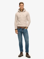 Superdry Chateau Grey Embossed Vintage Logo Hoodie - Image 2 of 5