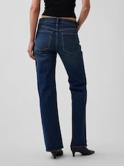 Gap Dark Wash Mid Rise Relaxed Flare Jeans - Image 2 of 5