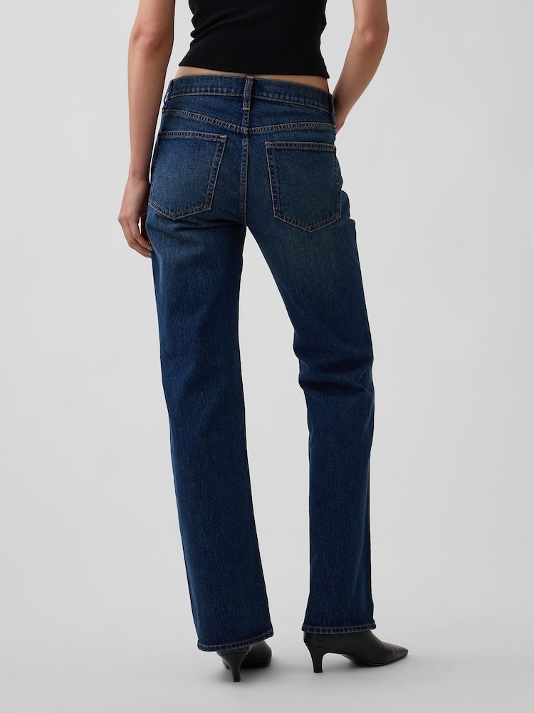 Gap Dark Wash Mid Rise Relaxed Flare Jeans - Image 2 of 5