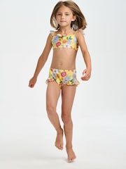 Żółte bikini Nicole Miller z kwiatowym motywem - Image 2 of 3