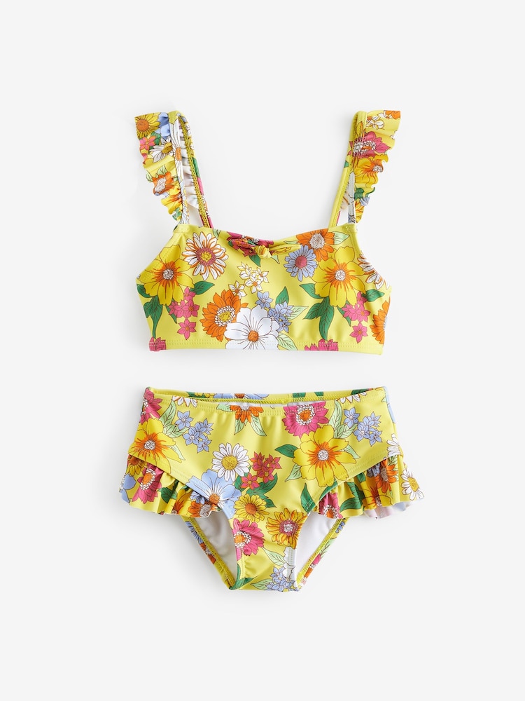 Żółte bikini Nicole Miller z kwiatowym motywem - Image 3 of 3
