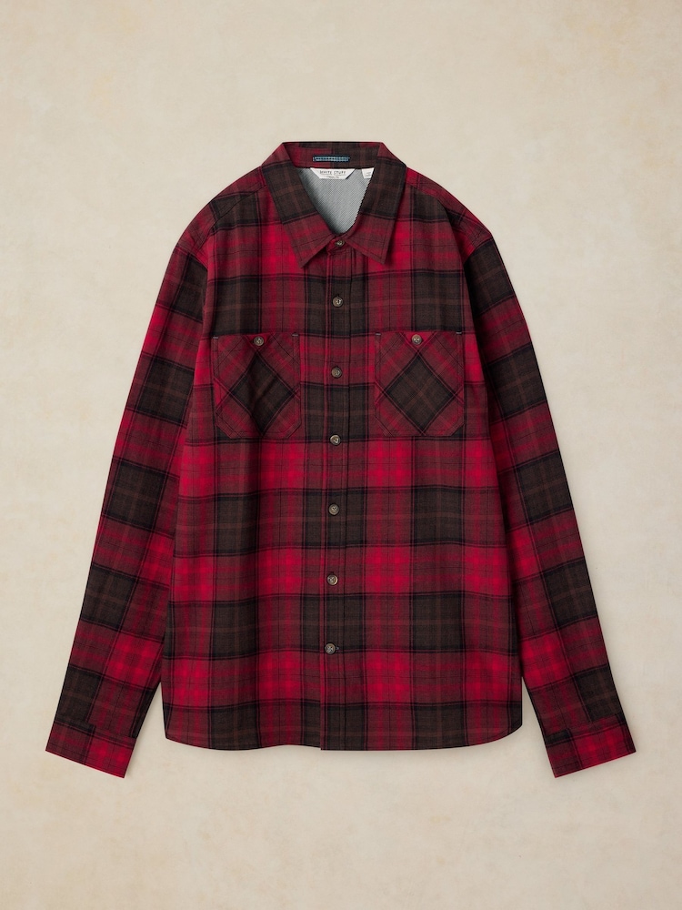 White Stuff Red Heywood Check Shirt - Image 6 of 6