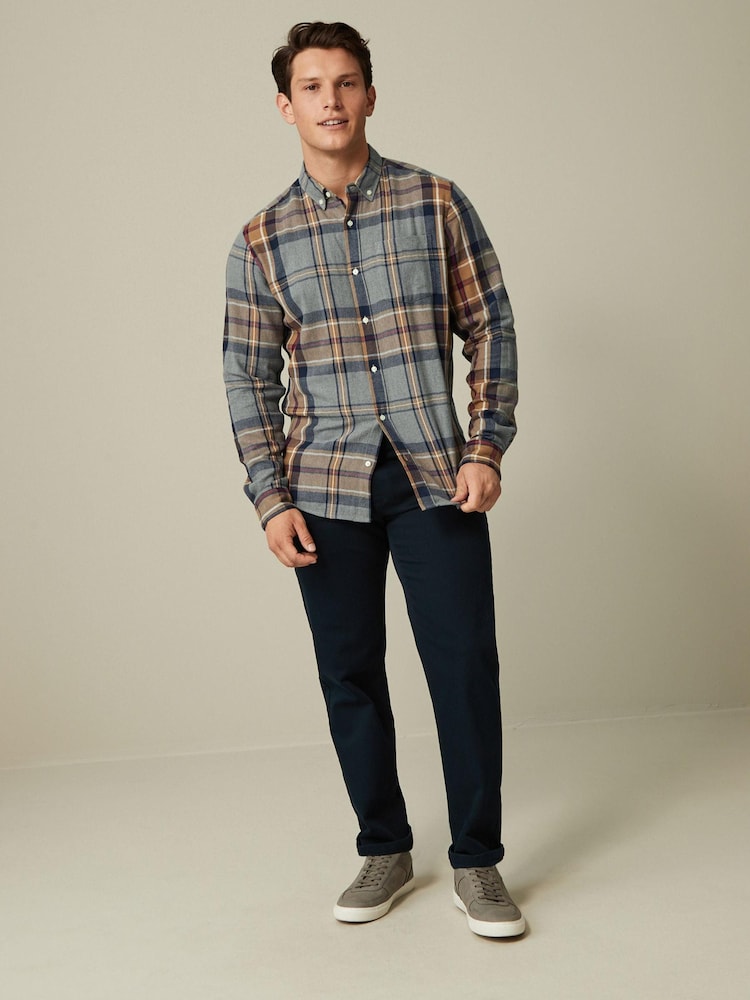 Grey Check Long Sleeve Shirt - Image 2 of 7