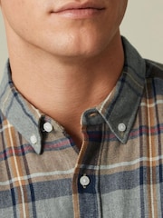 Grey Check Long Sleeve Shirt - Image 4 of 7