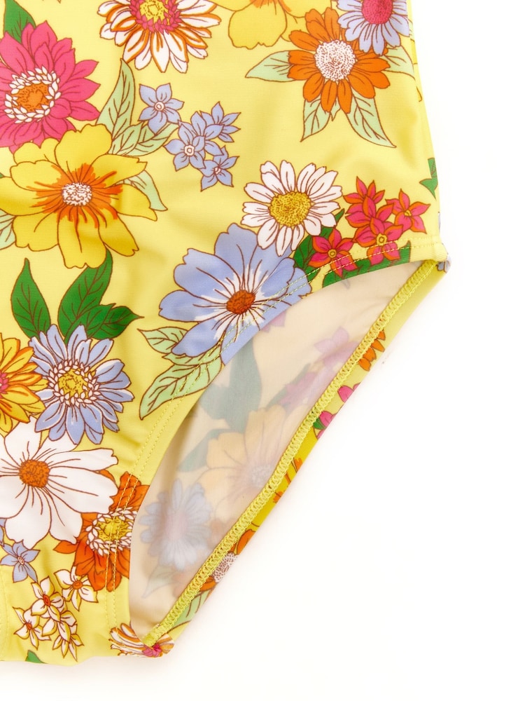 Nicole Miller Yellow Tulle Swimsuit - Image 4 of 4