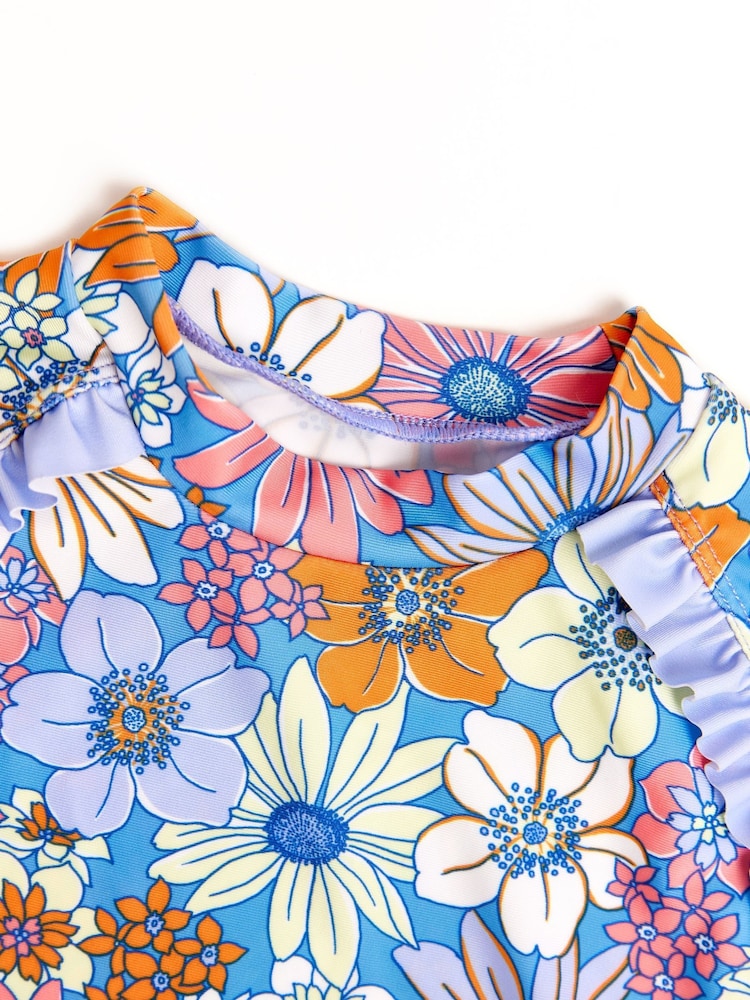 Set bluză și pantaloni scurți cu protecție solară Nicole Miller Purpuriu - Image 3 of 5