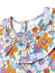 Nicole Miller Purple 100% Cotton Dress - Image 3 of 4