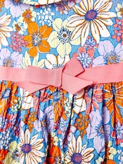 Nicole Miller Purple 100% Cotton Dress - Image 4 of 4