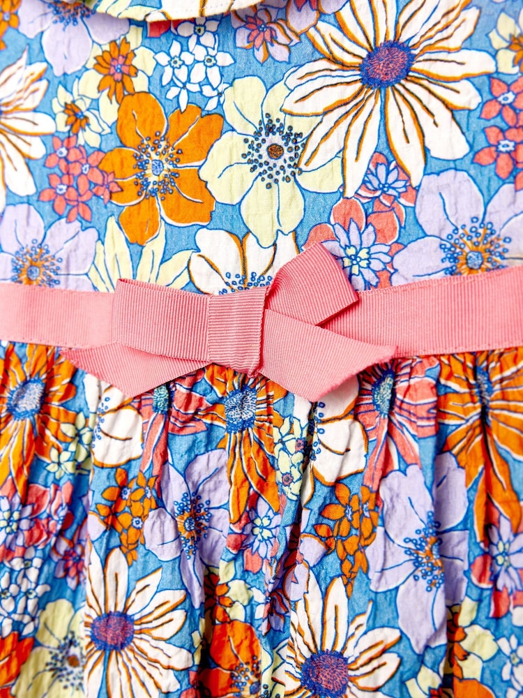Nicole Miller Purple 100% Cotton Dress - Image 4 of 4