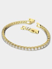 Swarovski Gold Tennis Bracelet - Image 2 of 5