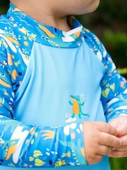 Splash About Blue Long Sleeved Rash Top - Image 3 of 5