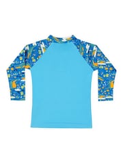 Splash About Blue Long Sleeved Rash Top - Image 5 of 5