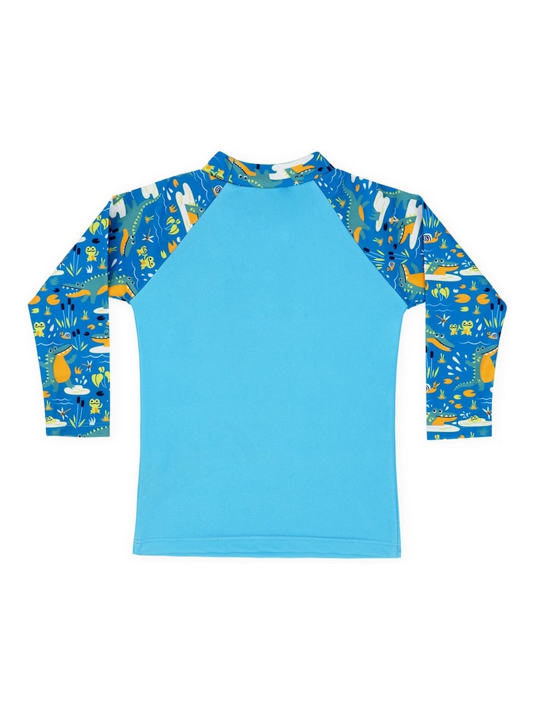Splash About Blue Long Sleeved Rash Top - Image 5 of 5