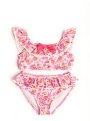 Nicole Miller Rosa Bikini-Set mit Blumenmuster - Bild 1 von 5