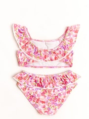 Nicole Miller Rosa Bikini-Set mit Blumenmuster - Bild 2 von 5