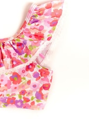 Nicole Miller Rosa Bikini-Set mit Blumenmuster - Bild 4 von 5