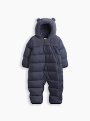 Gap Navy Hooded One-Piece Snowsuit (0-12mths) - Image 1 of 3