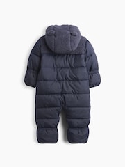 Gap Navy Hooded One-Piece Snowsuit (0-12mths) - Image 2 of 3