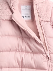 Gap Pink Hooded One-Piece Snowsuit (0-12mths) - Image 3 of 3