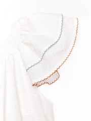 Nicole Miller Cotton White 100% Cotton Dress - Image 3 of 4