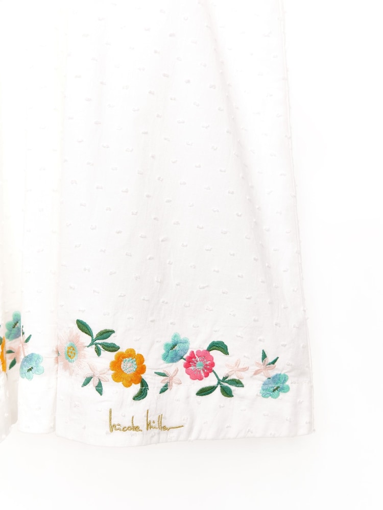 Nicole Miller Cotton White 100% Cotton Dress - Image 4 of 4