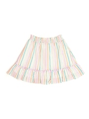 Nicole Miller Striped 100% Cotton Multi Skirt - Image 2 of 4