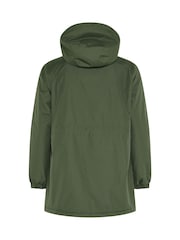 Yours Curve Green Short Waterproof Coat - Image 6 of 6