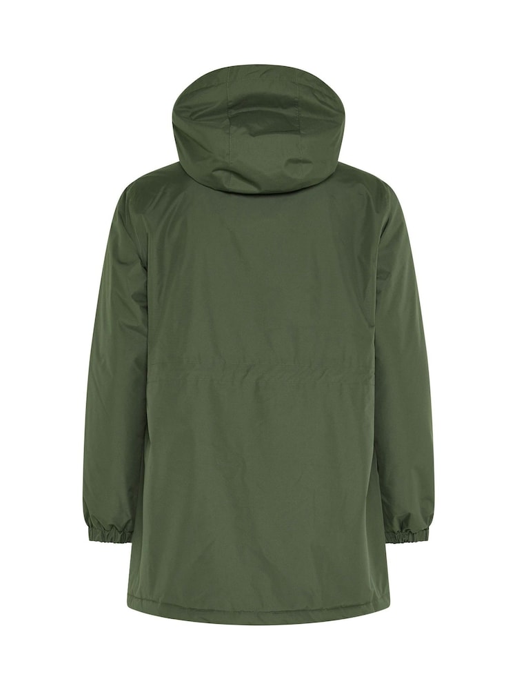 Yours Curve Green Short Waterproof Coat - Image 6 of 6 Yours Curve Green Short Waterproof Coat - Image 6 of 6