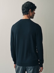 Fred Perry Classic Crew-Neck Jumper - Image 3 of 10