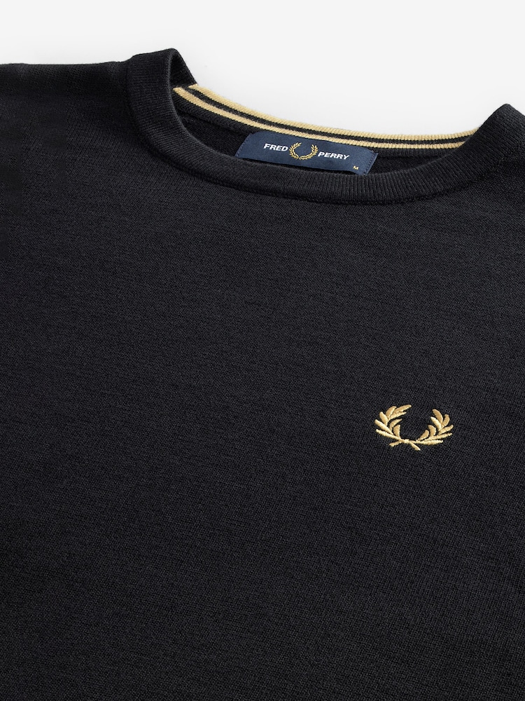 Fred Perry Classic Crew-Neck Jumper - Image 8 of 10