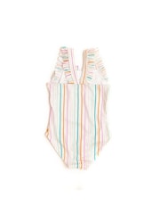 Nicole Miller Stripe White Swimsuit - Image 2 of 4