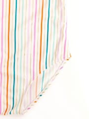 Nicole Miller Stripe White Swimsuit - Image 4 of 4