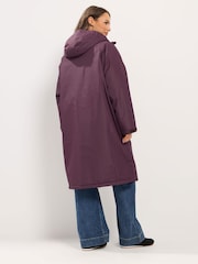Yours Curve Red Waterproof Fleece Lined Changing Robe - Image 3 of 6