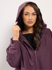 Yours Curve Red Waterproof Fleece Lined Changing Robe - Image 4 of 6