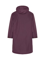 Yours Curve Red Waterproof Fleece Lined Changing Robe - Image 6 of 6