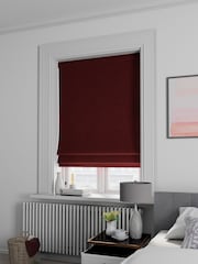 Merlot Red Burgundy Soho Made To Measure Roman Blind - Image 3 of 6