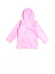 Nicole Miller Pink Pearlescent Raincoat - Image 2 of 4