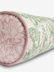 Clarke & Clarke Blush Pink William Morris Golden Lily Bolster Cushion - Image 4 of 4
