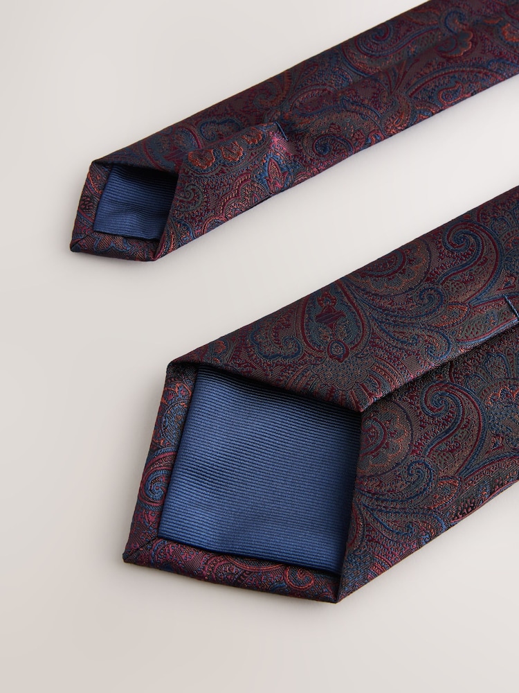 Burgundy Red Design Tie Clip - Image 3 of 3 Burgundy Red Design Tie Clip - Image 3 of 3