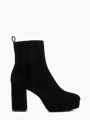 Dune London Black Oona Platform Boots - Image 1 of 1