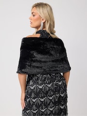 Yours Curve Faux Fur Shawl - Bild 3 von 6
