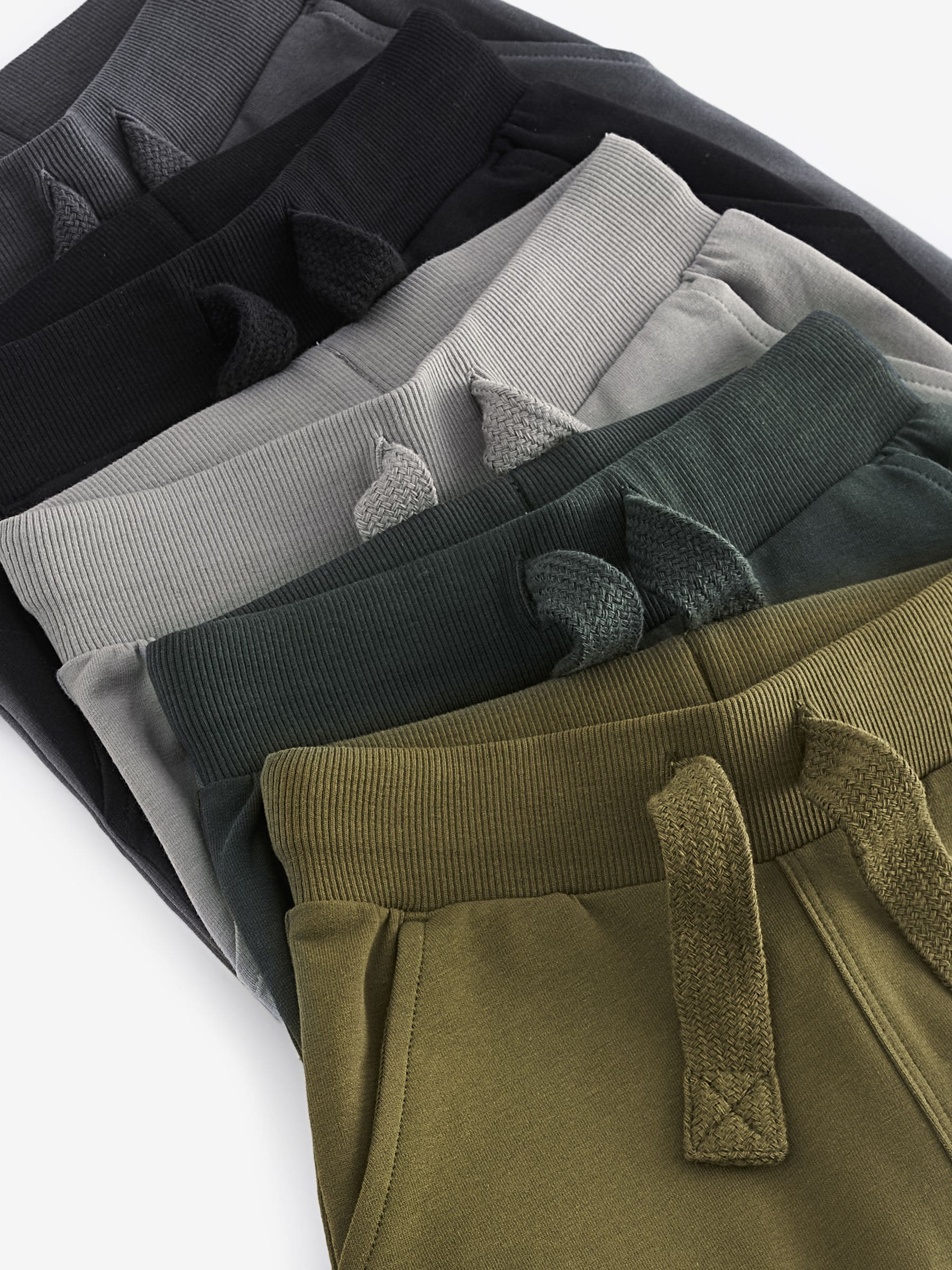 Buy Grey/Black/Green Joggers 5 Pack (3mths-7yrs) from Next USA