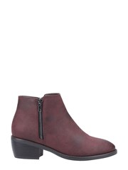 Divaz Red Ruby Ankle Boots - Image 1 of 5