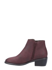Divaz Red Ruby Ankle Boots - Image 2 of 5