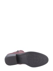 Divaz Red Ruby Ankle Boots - Image 5 of 5