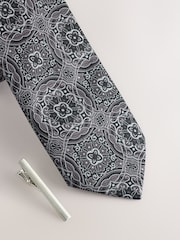 Grey Design Tie Clip - Image 2 of 3