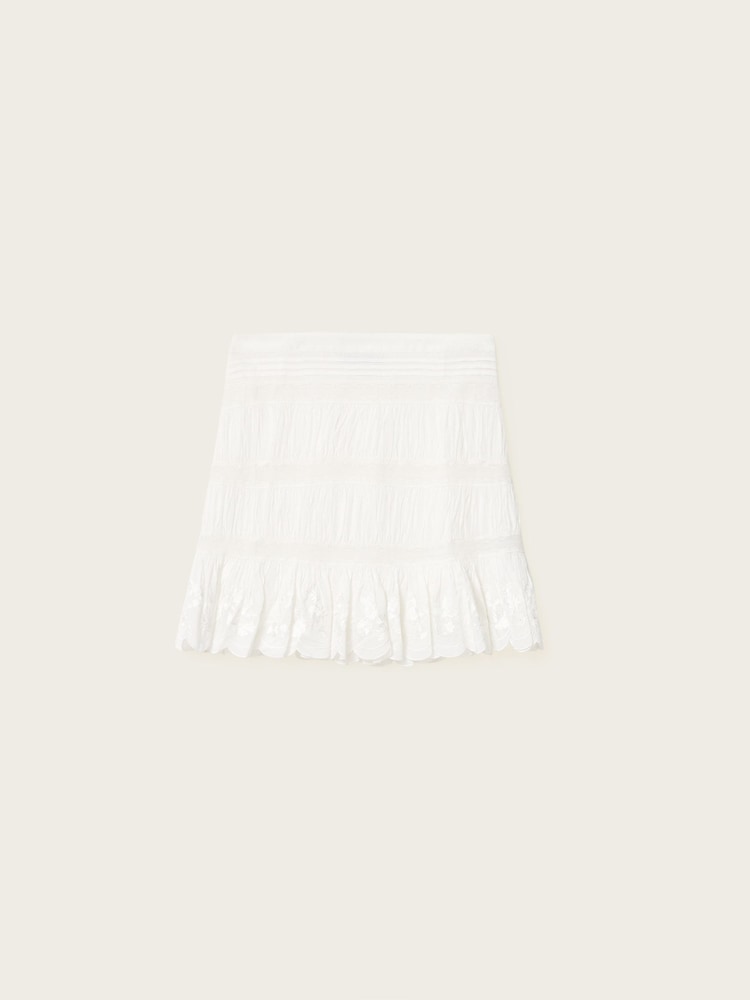 AllSaints White Masie Mini Skirt - Image 7 of 7 AllSaints White Masie Mini Skirt - Image 7 of 7