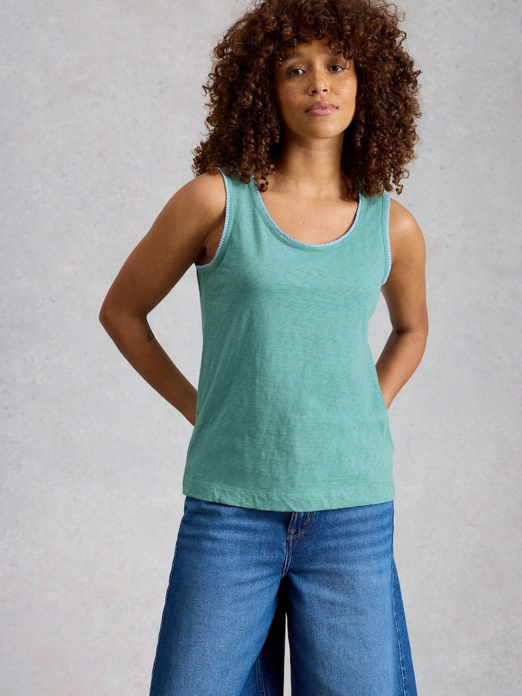 White Stuff Blue Bianca Vest - Image 1 of 6